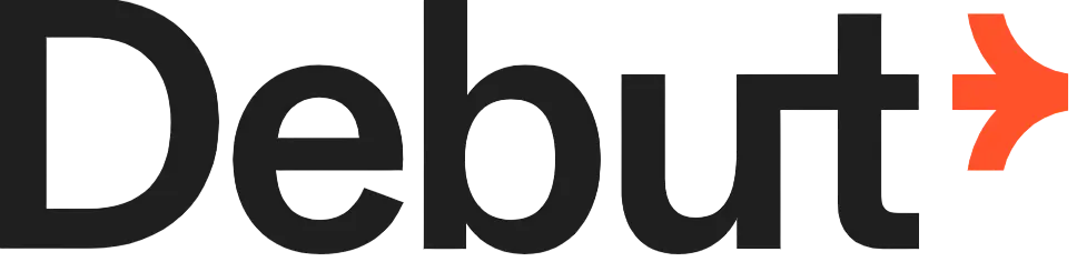 Debut company logo