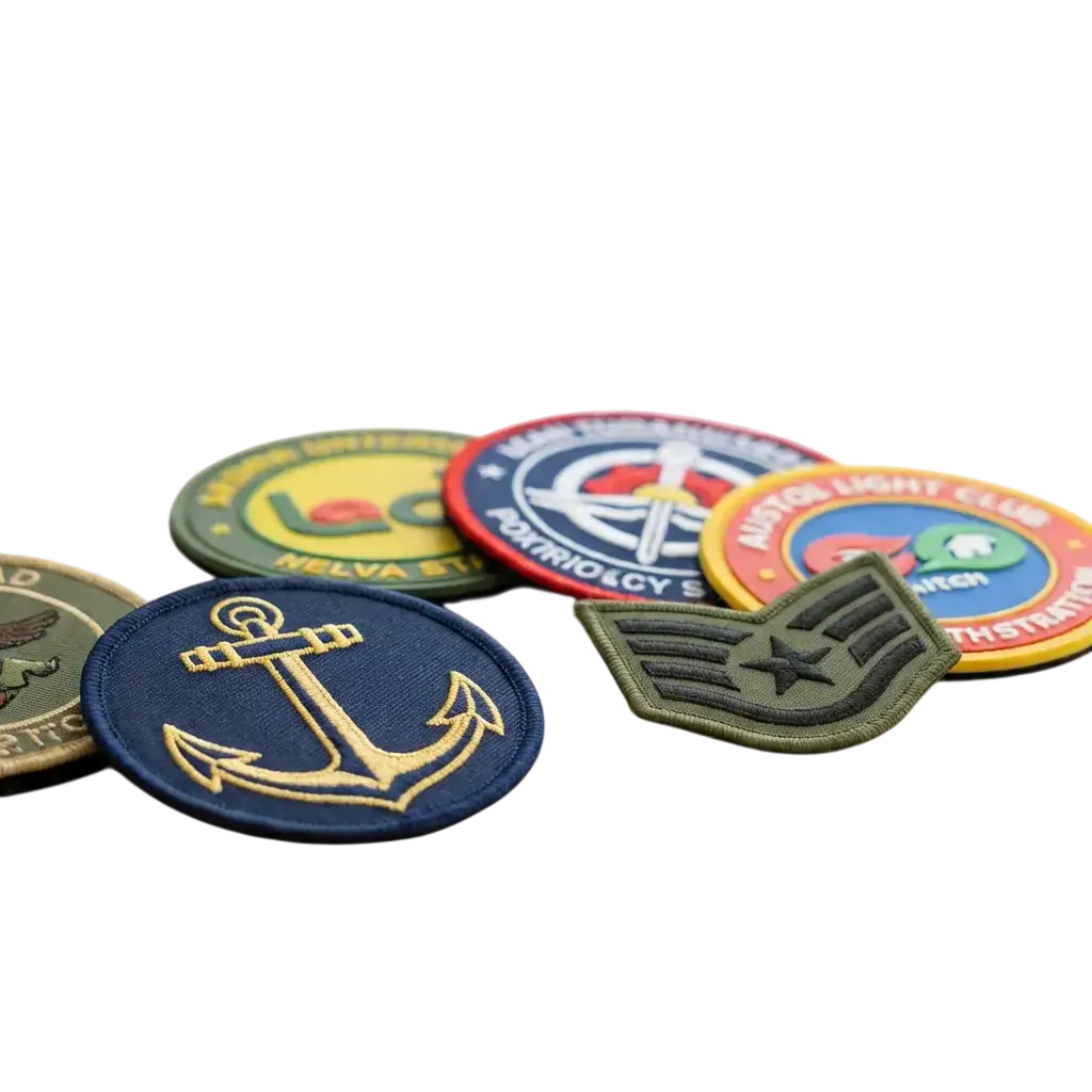 Coyote brown tactical patch on gear