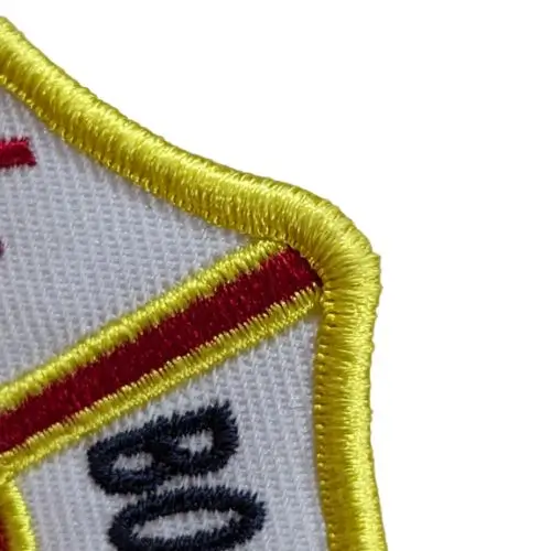 Merrowed border edge for custom patches