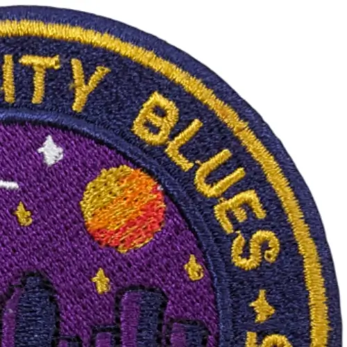 Satin stitch border edge